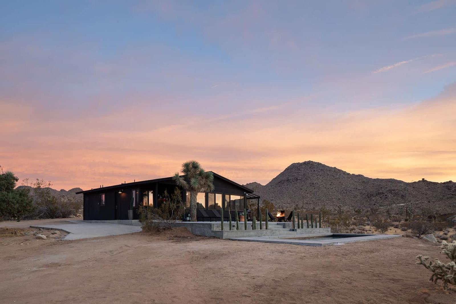 Sacred Haven L W Cowboy Pool At Park Entrance Joshua Tree